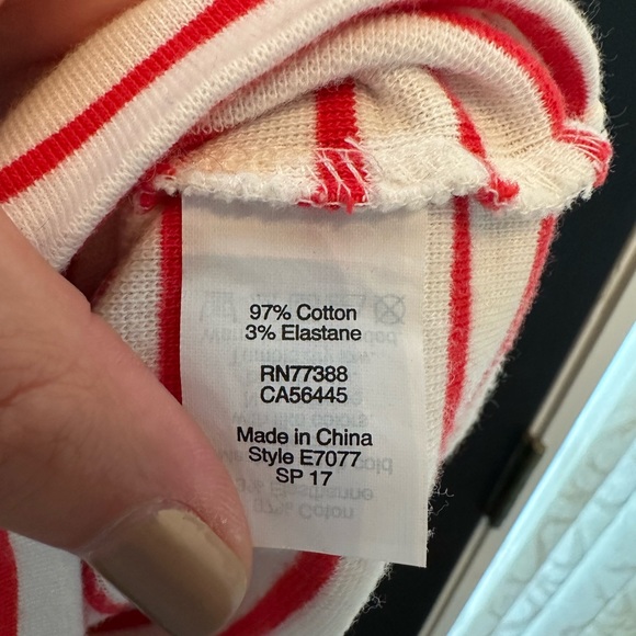 Striped J. Crew Knee-length Dress - Picture 4 of 5